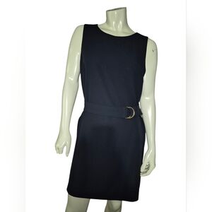 Catherine Malandrino Women's Sleeveless Navy Belted Tunic Size Medium NWT